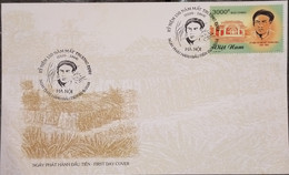 FDC Of Vietnam Viet Nam Cover 2014 : 150th Death Anniversary Of Truong Cong Dinh (Ms1050) - Viêt-Nam