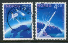 NORWAY 1991 Europa: Space Exploration Used.   Michel 1062-63 - Usati