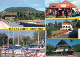 Navigation Sailing Vessels & Boats Themed Postcard Badacsony Centrum Harbour - Segelboote