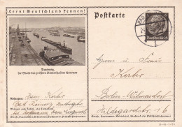 Duisburg Binnenhafen - Bildpostkarte 1934 - Used - Tarjetas