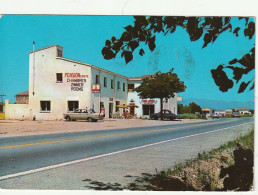 NE 27 - PENSION COSTA - A 2 KM DE FIGUERAS - AUTOMOBILE : SIMCA CHAMBORD - CARTE COULEURS  - 2 SCANS  - Gerona