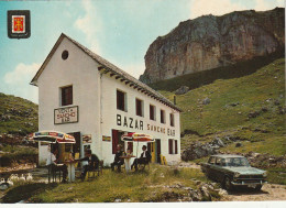 NE 27 - PIRINEO ARAGONES ( HUESCA ) - PORTALET  - BAZAR ET AUBERGE SANCHO - PUBLICITE MARTINI , RICARD- 2 SCANS  - Huesca