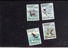 1990 Groenlandia - Uccelli - Nuevos