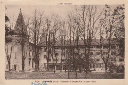 OP 1-(01) LOMPNES - CHATEAU D' ANGEVILLE ( FACADE EST ) - 2 SCANS - Hauteville-Lompnes