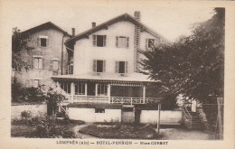 OP 1-(01) LOMPNES - HOTEL PENSION - Mme CORBET - 2 SCANS - Hauteville-Lompnes