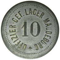 ALLEMAGNE - MAGDEBURG - 10.1 - Monnaie Nécessité Camp Prisonniers - 10 Pfennig - Notgeld