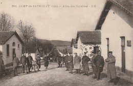 OP 1- (01) CAMP DE SATHONAY - ALLEE DES CUISINES - MILITAIRES , ZOUAVES - 2 SCANS - Non Classés