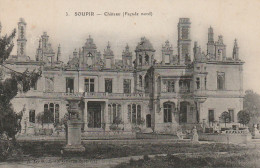 OP 2-(02) SOUPIR - CHATEAU ( FACADE NORD ) - SERIE GUERRE 1914 / 1917- 2 SCANS - Other & Unclassified