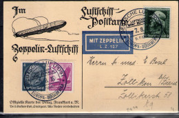 Alemania III Reich. Nº 485, 528 Y Aéreo 48. Año 1935 - Covers & Documents