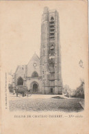 OP 3-(02) EGLISE DE CHATEAU THIERRY - LE PARVIS - CHARRETTES - 2 SCANS - Chateau Thierry