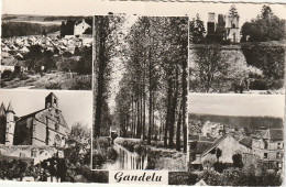 OP 3-(02)  GANDELU - CARTE MULTIVUES - SOUVENIR -  2 SCANS - Other & Unclassified