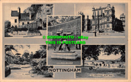 R548850 Nottingham. Robin Hood Statue. The Arboretum. Photochrom. Multi View - World
