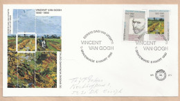 NL.- FDC. NVPH Nr. 271. EERSTE DAG VAN UITGIFTE. FIRST DAY OF ISSUE. 06-03-1990. VINCENT VAN GOGH 1890-1990. - FDC