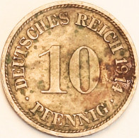 Germany Empire - 10 Pfennig 1914 F, KM# 12 (#4422) - Otros – Europa