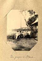 Mana , Guyane * Un Groupe * éthnique Ethnic Ethno * RARE Photo Circa 1890/1910 10x8cm - Autres & Non Classés
