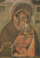Virgen Mary Madonna Baby JESUS Religion Vintage Postcard CPSM #PBQ138.A - Jungfräuliche Marie Und Madona