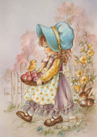 PÂQUES ENFANTS Vintage Carte Postale CPSM #PBO239.A - Pascua