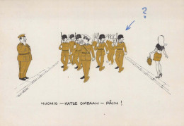 SOLDATS HUMOUR Militaria Vintage Carte Postale CPSM #PBV946.A - Humorísticas