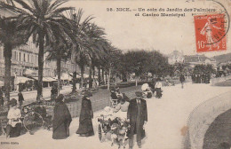 OP 9-(06) NICE - UN COIN DU JARDIN DES PALMIERS ET CASINO MUNICIPAL - ATTELAGE DE CHEVRE - ENFANT AVEC CERCEAU - 2 SCANS - Carnival