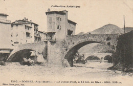 OP 9- (06) SOSPEL - LE VIEUX PONT , A 43 KMS DE NICE - 2 SCANS - Sospel