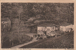 OP 12-(07) VERNOUX PITTORESQUE - LES QUATRE PONTS - VILLAGEOIS - BOEUFS - 2 SCANS - Vernoux