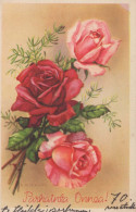 FLEURS Vintage Carte Postale CPA #PKE629.A - Blumen