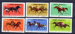 Roumanie 1974 Chevaux (33) Yvert N° 2828 à 2833 Oblitéré Used - Gebraucht