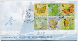 Butterflies Of The World, Copper Butterfly, Arctic Grayling, False Grayling, Insects, Insect, Animal, Marshall FDC - Schmetterlinge