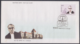 Inde India 2004 FDC M.C. Chagla, Jurist, Diplomat, First Day Cover - Sonstige & Ohne Zuordnung