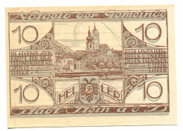 10 Heller 1920 STEIN Österreich UNC Notgeld Papiergeld Banknote #P10319 - Lokale Ausgaben