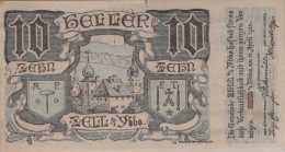 10 HELLER 1920 Stadt ZELL AN DER YBBS Niedrigeren Österreich Notgeld #PJ224 - Lokale Ausgaben