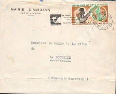 COTE D'IVOIRE SEUL SUR LETTRE POUR LA FRANCE 1961 - Ivory Coast (1960-...)