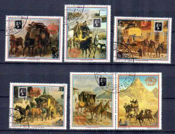 Chevaux Paraguay 1990 (34) Yvert N° 2511 à 2515 Oblitéré Used - Cavalli