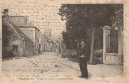 OP 16-(10) VILLENAUXE - AVENUE DE LA GARE ET ENTREE DU PAYS - 2 SCANS - Autres & Non Classés