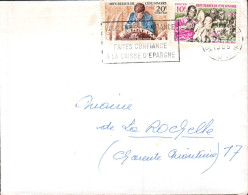 COTE D'IVOIRE AFFRANCHISSEMENT COMPOSE SUR LETTRE POUR LA FRANCE 1966 - Costa De Marfil (1960-...)