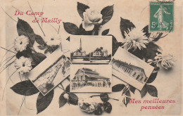 OP 17-(10) DU CAMP DE MAILLY , MES MEILLEURES PENSEES - CARTE FANTAISIE MULTIVUES - 2 SCANS - Mailly-le-Camp