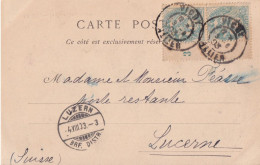 Jolie Carte à 10 Cts. - 1877-1920: Semi Modern Period