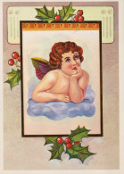 ENGEL WEIHNACHTSFERIEN Feiern & Feste Vintage Ansichtskarte Postkarte CPSM #PAH695.DE - Anges