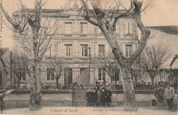 OP 18-(11) CANET D' AUDE - GROUPE SCOLAIRE ET MAIRIE - ECOLIERS - 2 SCANS - Other & Unclassified