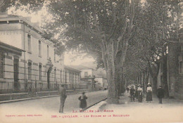 OP 18-(11) QUILLAN - LES ECOLES ET LE BOULEVARD  - 2 SCANS - Otros & Sin Clasificación