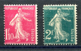 RC 27571 FRANCE COTE 28,50€ N° 238 / 239 - 1f10 + 2f SEMEUSE NEUF * MN TB - Unused Stamps