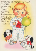 KINDER HUMOR Vintage Ansichtskarte Postkarte CPSM #PBV341.DE - Cartoline Umoristiche