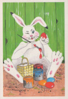 KANINCHEN Tier Vintage Ansichtskarte Postkarte CPSM #PBR092.DE - Sonstige & Ohne Zuordnung