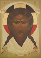 MALEREI JESUS CHRISTUS Religion Vintage Ansichtskarte Postkarte CPSM #PBQ124.DE - Quadri, Vetrate E Statue