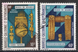 Nvelle CALEDONIE Timbres-Poste Aérienne N°142 & 143 Oblitérés TB Cote : 4€60 - Gebraucht