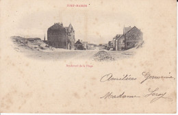 80  FORT-MAHON - Boulevard De La Plage - Circulée 1903 - Fort Mahon