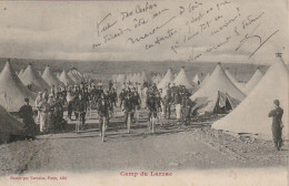 OP 22-(12) CAMP DU LARZAC  - CAMPEMENT TENTES - SOLDATS , MILITAIRES A VELO - 2 SCANS - La Cavalerie