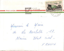 COTE D'IVOIRE SEUL SUR LETTRE POUR LA FRANCE 1966 - Ivoorkust (1960-...)