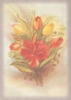 FLEURS Vintage Carte Postale CPSM #PAR132.FR - Fleurs