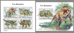 TOGO 2019 MNH Dinosaurs Dinosaurier Dinosaures M/S+S/S - OFFICIAL ISSUE - DH2004 - Préhistoriques